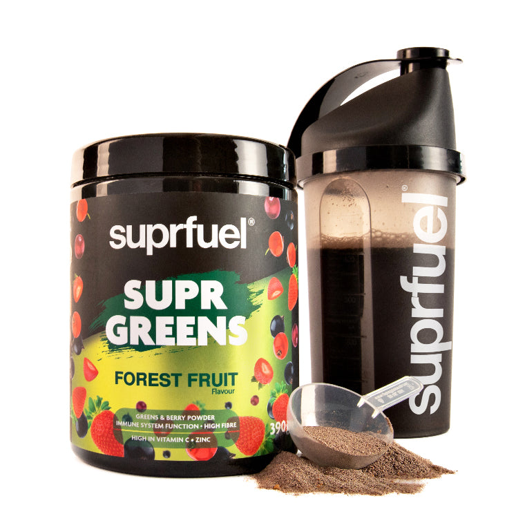 Suprfuel Suprgreens - Forest Fruit Flavour Daily Greens Powder (30 Servings) 390g