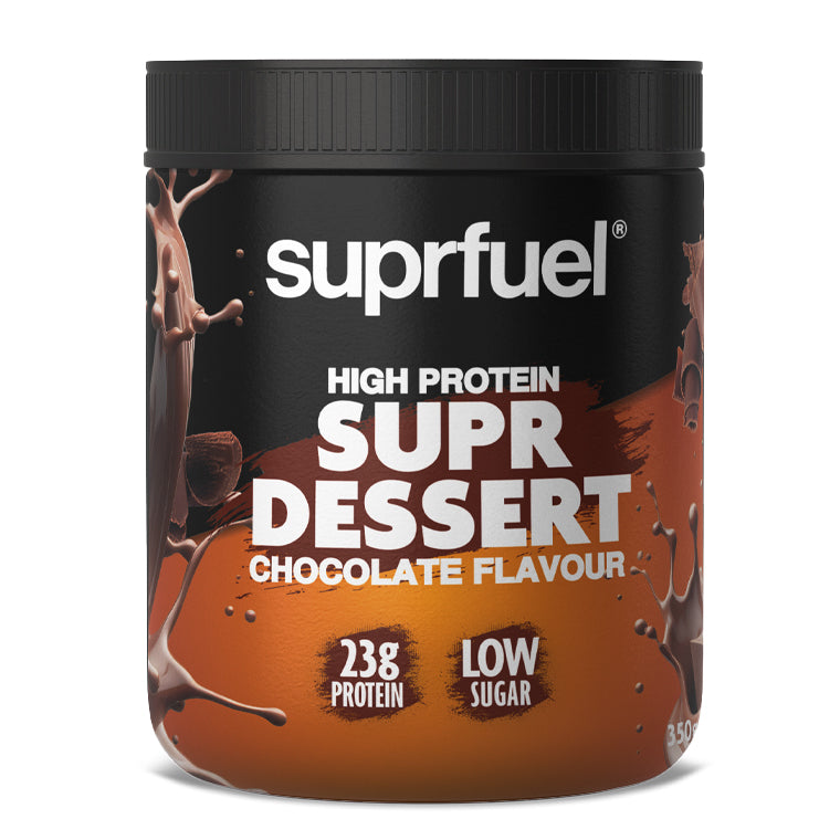 Suprfuel - High Protein Supr Dessert - Chocolate Flavour 350g (24g Protein Per Serving)