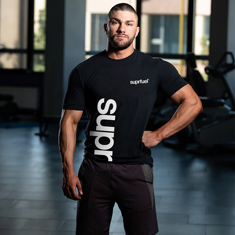 Suprfuel Black Unisex T-Shirt